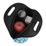 Snowman And Snowflake Pattern Print Neoprene Lunch Bag