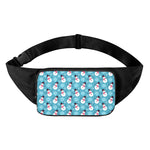 Snowman And Snowflake Pattern Print Waist Bag
