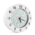 Snowman Emoji Pattern Print Alarm Clock