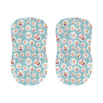 Snowman Emoji Pattern Print Bar Stool Covers