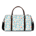 Snowman Emoji Pattern Print Duffel Bag