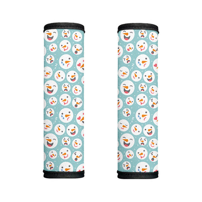 Snowman Emoji Pattern Print Handle Covers