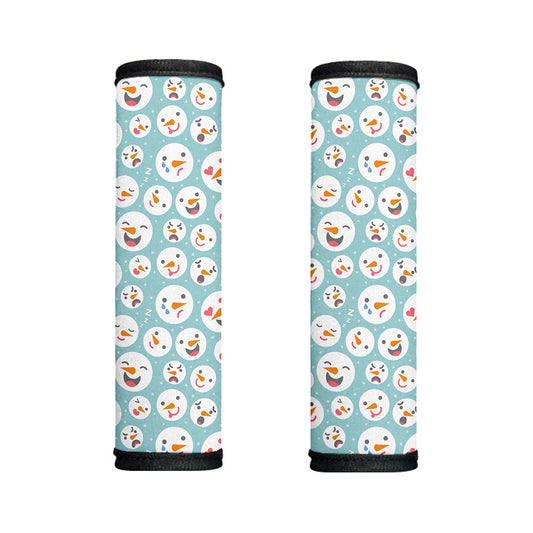 Snowman Emoji Pattern Print Handle Covers