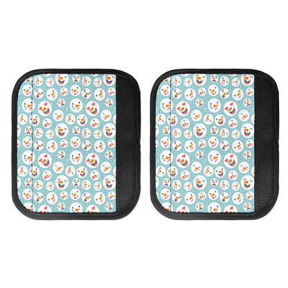 Snowman Emoji Pattern Print Handle Covers