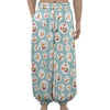 Snowman Emoji Pattern Print Lantern Pants