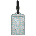 Snowman Emoji Pattern Print Luggage Tag