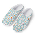 Snowman Emoji Pattern Print Mesh Casual Shoes