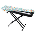 Snowman Emoji Pattern Print Piano Keyboard Cover