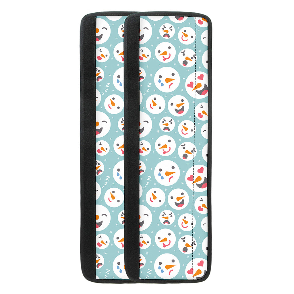 Snowman Emoji Pattern Print Refrigerator Handle Covers