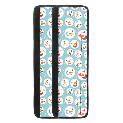 Snowman Emoji Pattern Print Refrigerator Handle Covers