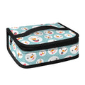 Snowman Emoji Pattern Print Small Lunch Bag