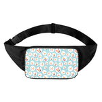 Snowman Emoji Pattern Print Waist Bag