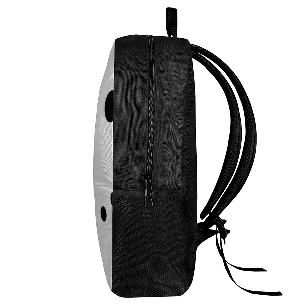 Snowman Face Print 17 Inch Backpack