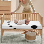 Snowman Face Print Baby Crib Sheet