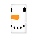 Snowman Face Print Baby Crib Sheet