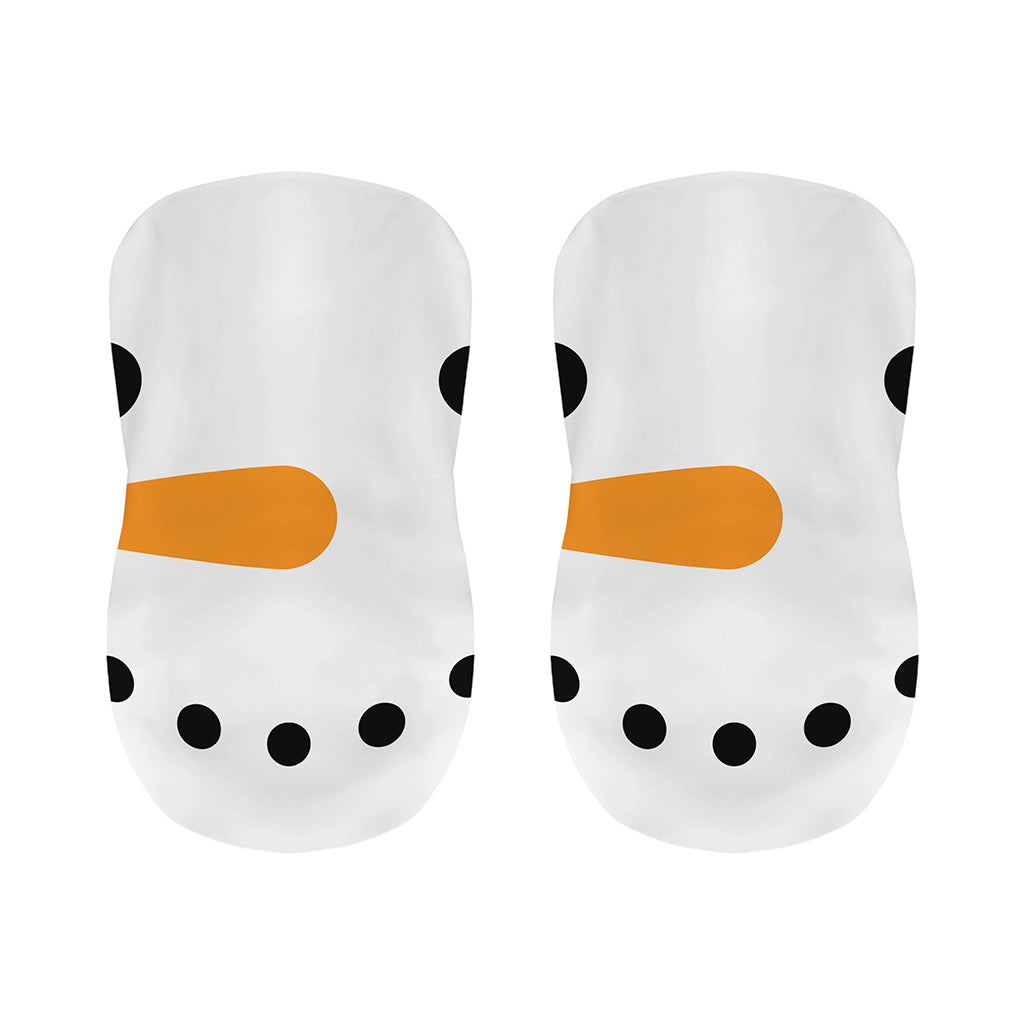 Snowman Face Print Bar Stool Covers