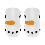 Snowman Face Print Bar Stool Covers