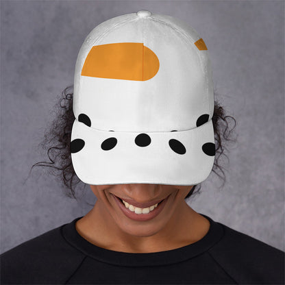 Snowman Face Print Baseball Cap