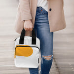 Snowman Face Print Bible Tote Bag