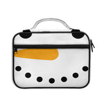 Snowman Face Print Briefcase Bible Bag