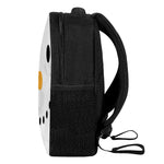Snowman Face Print Casual Backpack