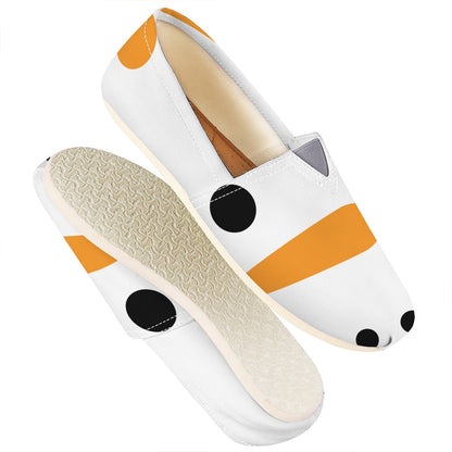 Snowman Face Print Casual Shoes