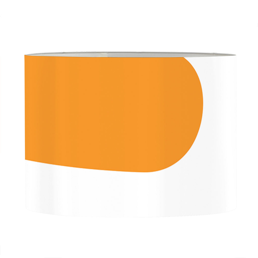 Snowman Face Print Drum Lamp Shade