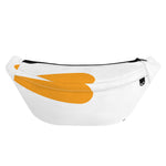 Snowman Face Print Fanny Pack