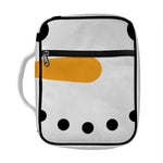 Snowman Face Print Front Pocket Bible Bag