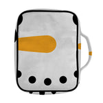 Snowman Face Print Front Pocket Bible Bag