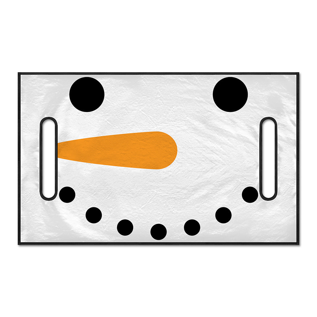 Snowman Face Print Golf Cart Seat Cover