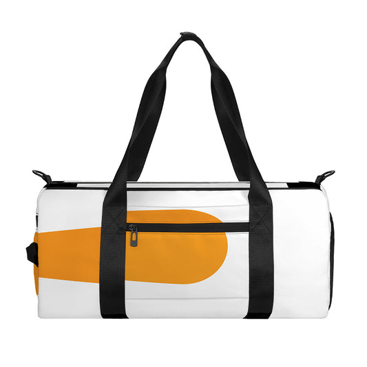 Snowman Face Print Gym Bag