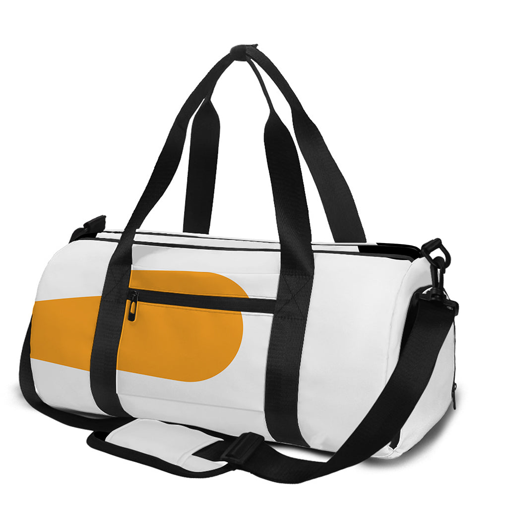 Snowman Face Print Gym Bag