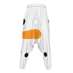 Snowman Face Print Hammer Pants