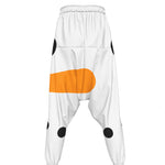 Snowman Face Print Hammer Pants