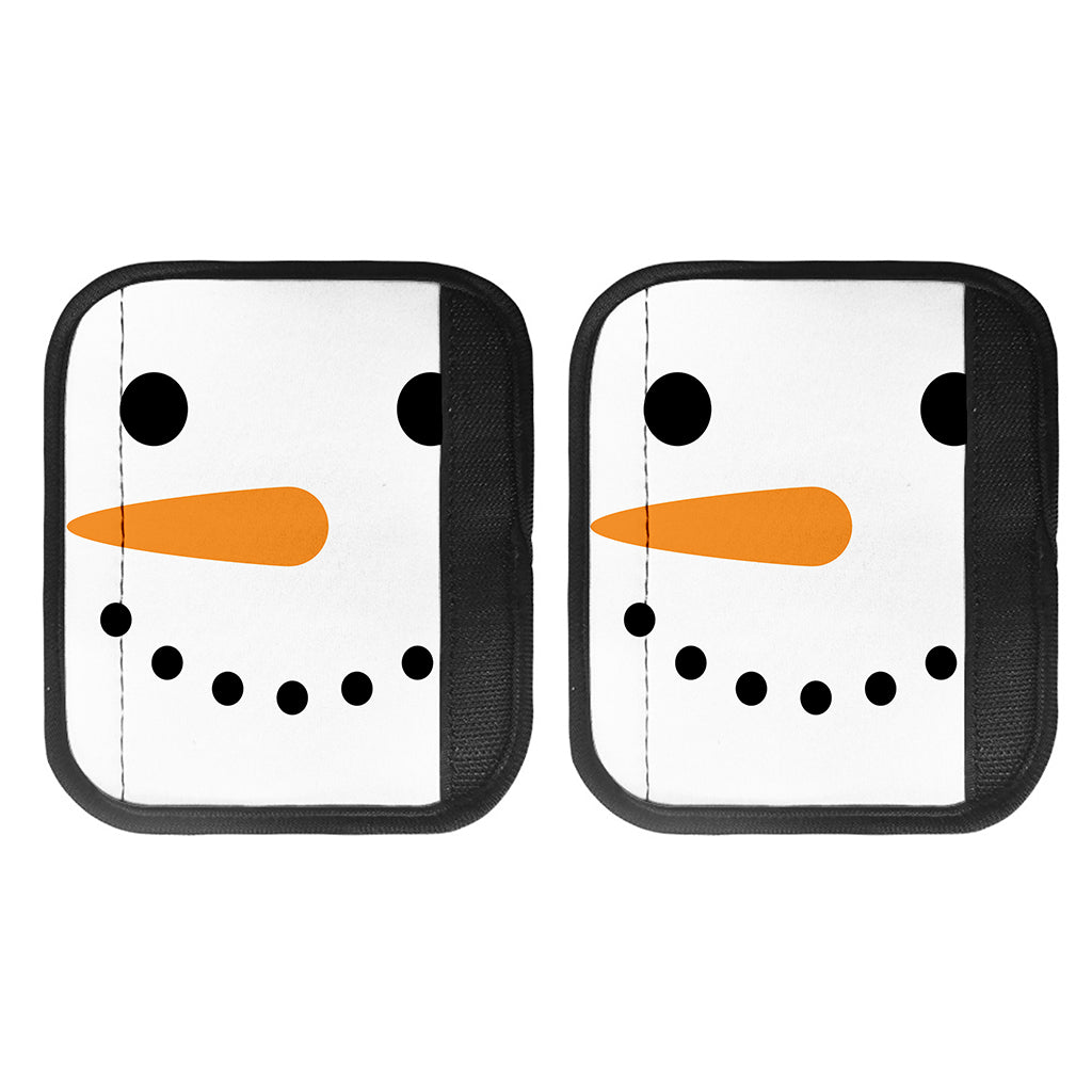 Snowman Face Print Handle Covers
