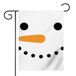 Snowman Face Print House Flag