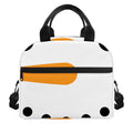 Snowman Face Print Insulated Lunch Bag