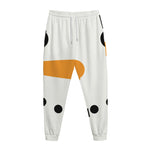 Snowman Face Print Jogger Pants