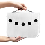 Snowman Face Print Leather Bible Cover