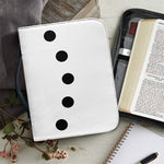 Snowman Face Print Leather Bible Cover