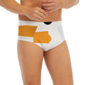 Snowman Face Print Men's Briefs