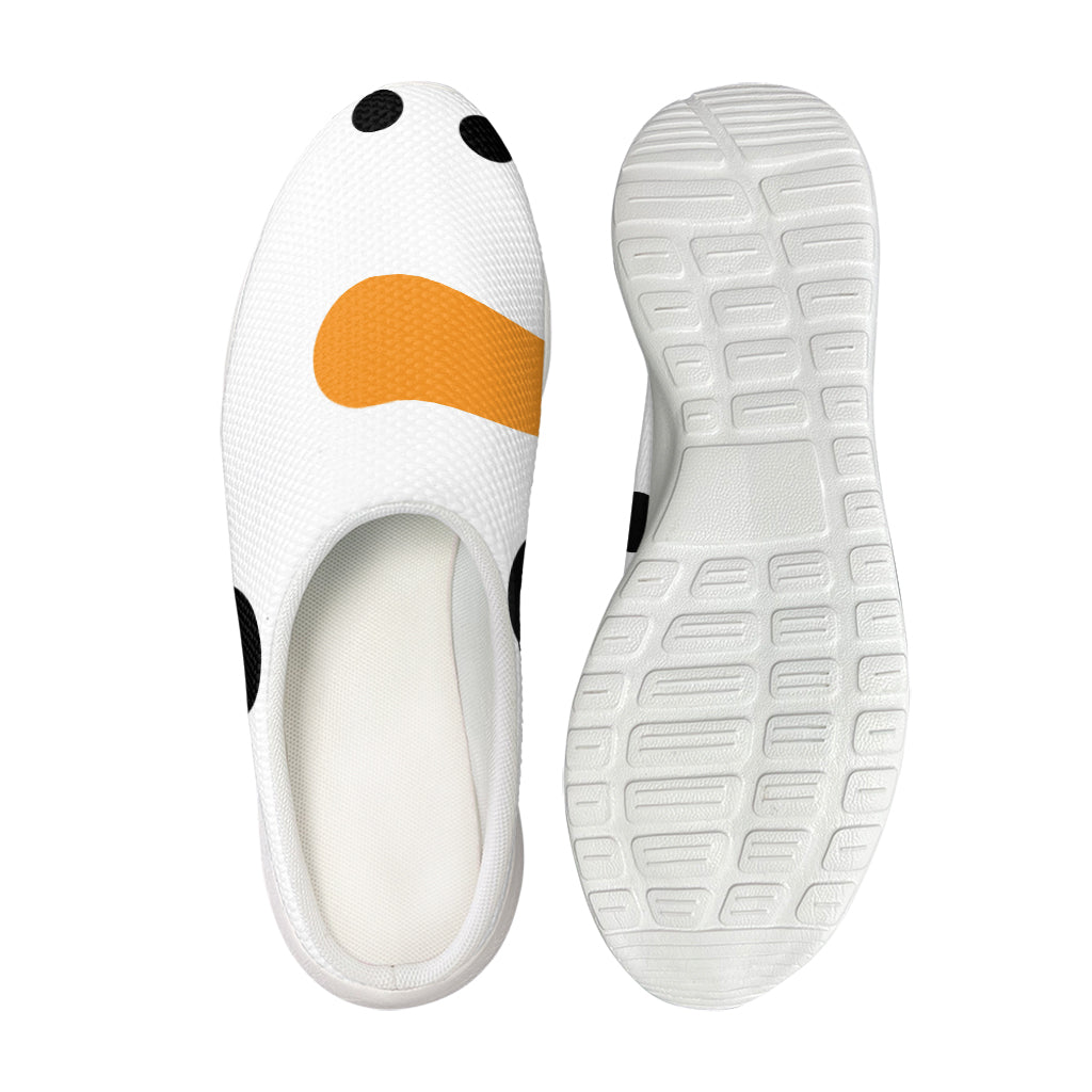 Snowman Face Print Mesh Casual Shoes