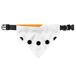 Snowman Face Print Over The Collar Dog Bandana