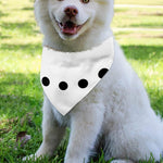 Snowman Face Print Over The Collar Dog Bandana