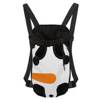Snowman Face Print Pet Carrier Backpack