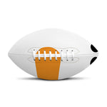 Snowman Face Print Rugby Ball