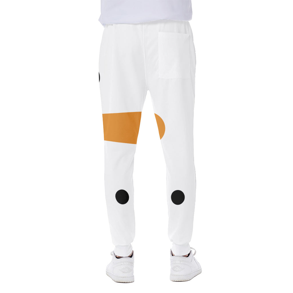 Snowman Face Print Scuba Joggers