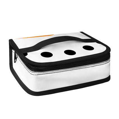 Snowman Face Print Small Lunch Bag