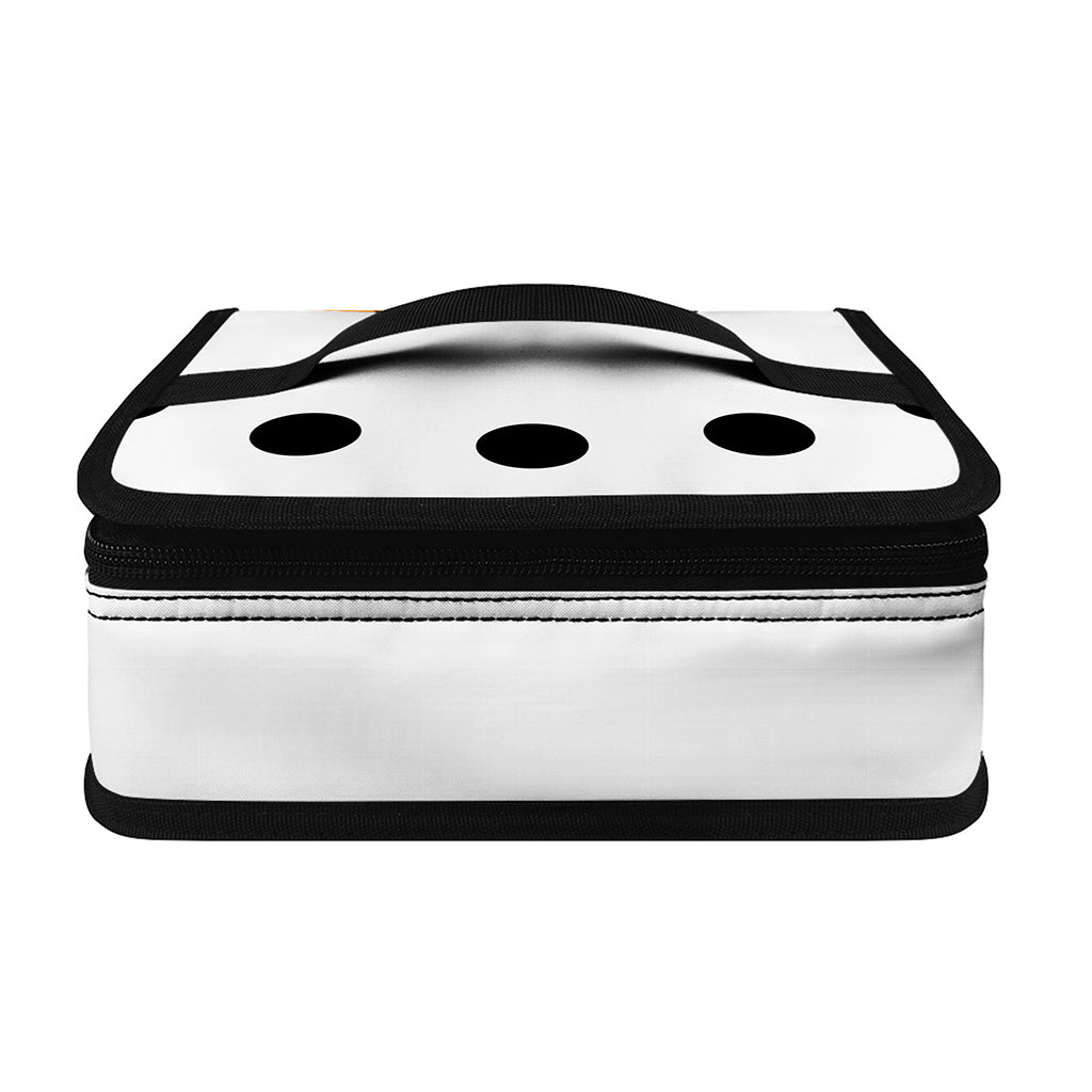 Snowman Face Print Small Lunch Bag